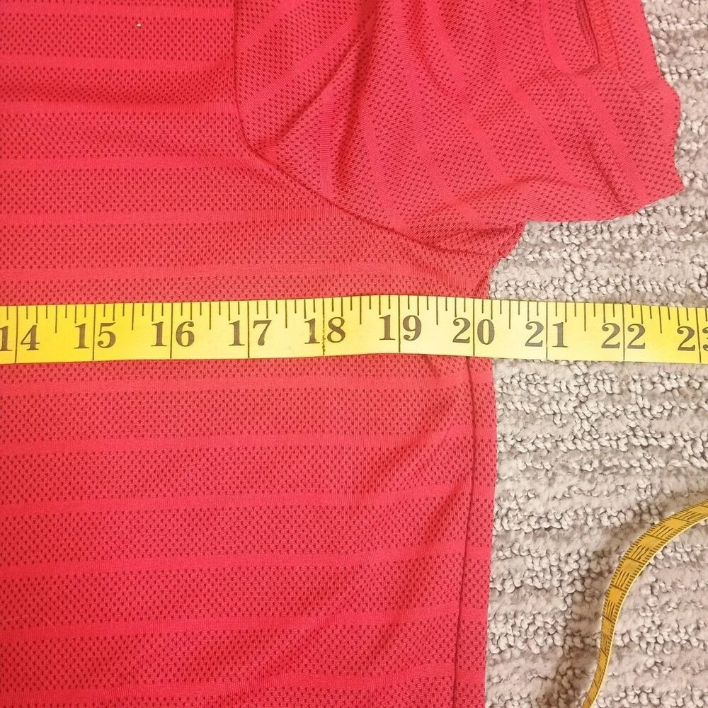 TekGear Dry Tek Polo Shirt Boys XL Huskey Bold Red Golf Performance Lightweight